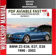 BMW Z3 1996 1997 1998 1999 2000 2001 2002 SERVICE REPAIR WORKSHOP MANUAL 2