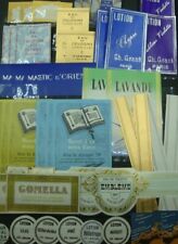 LOT 50 LABELS PERFUMERY / LILY OF THE VALLEY, CYPRUS, LAVENDER, FLOWERS... / OLD LABELS / E3