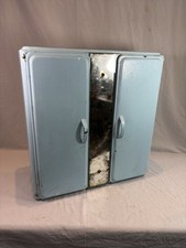 vintage original 1950 METAL PHARMACY WALL CABINET MEDICINE