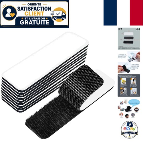 Bande adhésive noire 10x3cm - bande,