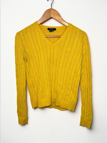 Chaps pull femme jaune - pull, m