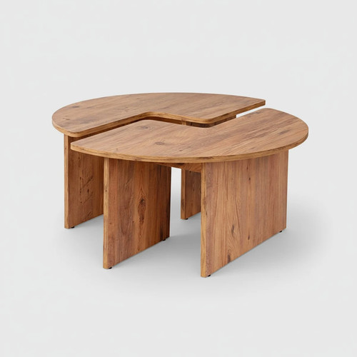 Table basse ronde bois - table,