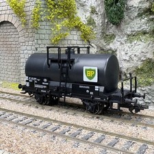 Wagon citerne type Oldtimer, BP Belgium, SNCB, Ep. III - MARKLIN 46015 - HO 1/87
