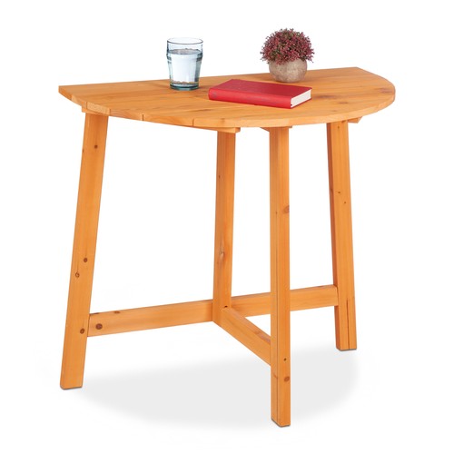 Table pliante demi lune - pliante, en