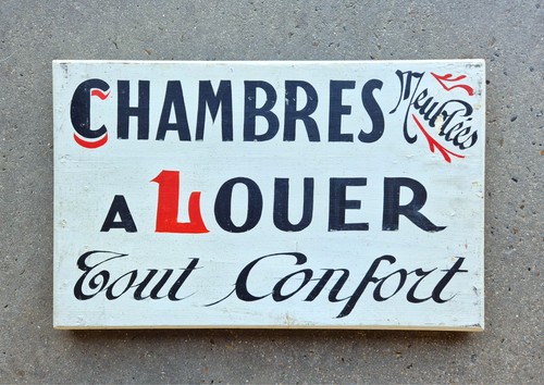 Enseigne métier chambres a - enseigne, de