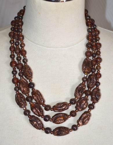 Collier perles rangs en - , 3