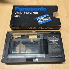 Panasonic VHS PlayPak Adapter With Slipcover Nice Condition VHSC-VHS