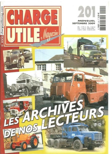 Charge utile 201 camions - n°201,