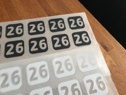 Numero 10 patchs flocages - numero,