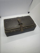 Sacoche outils pour vélo ancienne en carton vintage (~1970s)