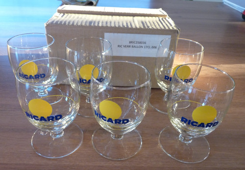 Verres ballon cl ricard - 6,