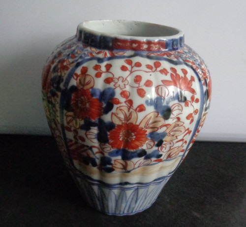 Vase fleuri imari 1 - vase,