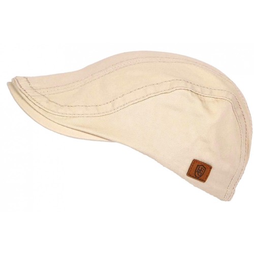 Beret casquette beige coton - beret,