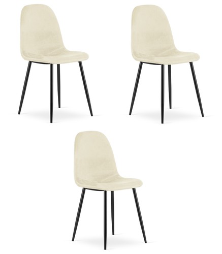 Fauteuil como velours - -, beige