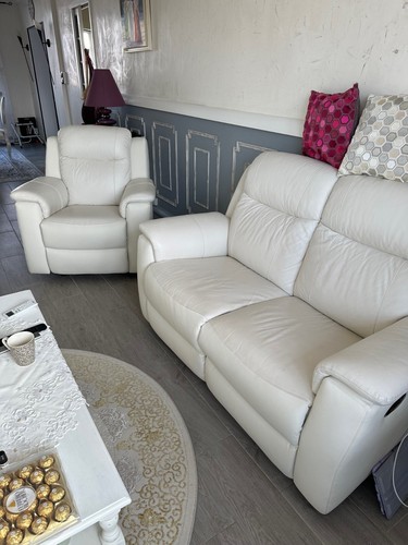 Canapé fauteuils cuir - canapé, 2