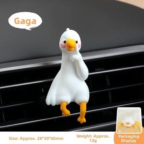 Figurine résine oie stupide