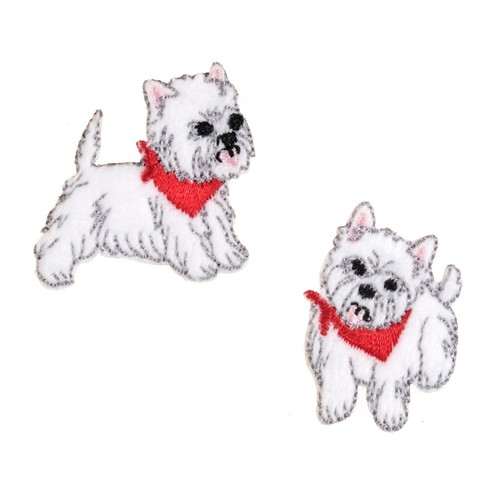 Westies chiens brodé - chiens,
