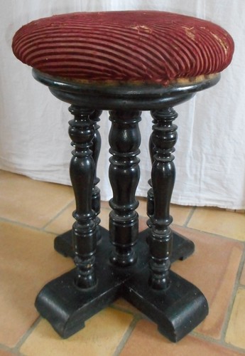 Ancien tabouret piano - ancien,