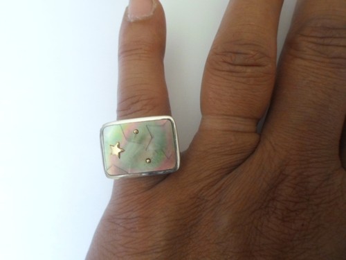 Bague argent massif - bague, en
