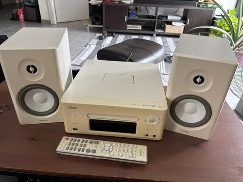 Denon rcd blanc enceintes - denon,