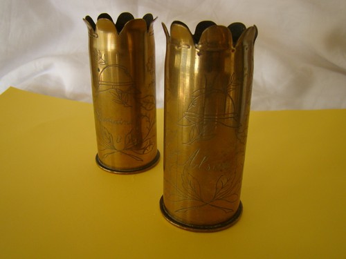Paire petits vases - de,