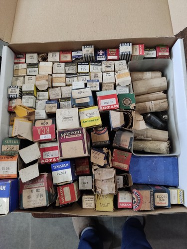 Lot 80 tubes audio - de, +