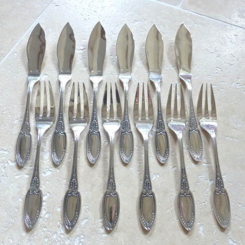 Couverts poisson ercuis - couverts,