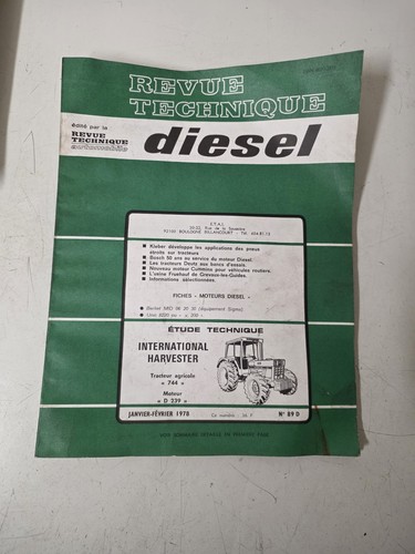 Revue technique tracteur - revue,