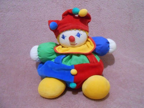 Doudou peluche clown boule - clown,
