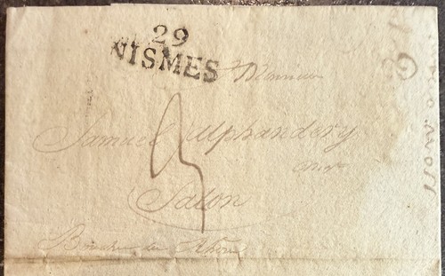 Lettre préphilatélique - 🦬,