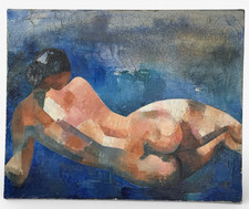 Huile sur toile signé