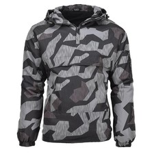 Mil-Tec Veste Anorak Militaire Chaude Coupe-Vent Capuche Camouflage Éclat Nuit