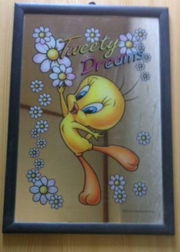 Miroir décoratif cadre tweety - miroir,