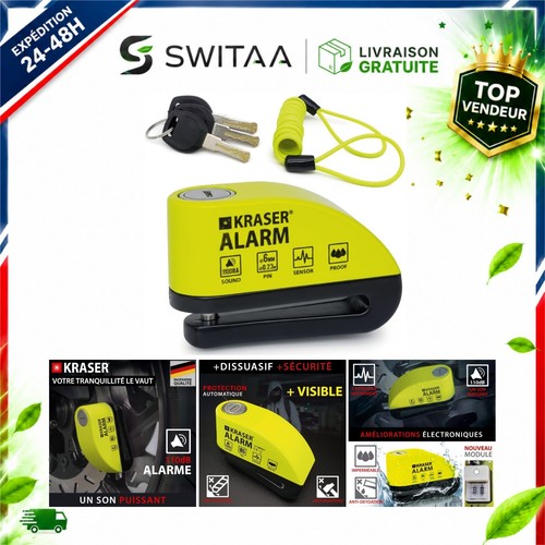 Bloque disque moto avec - moto, alarme