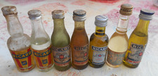 Lot 7 Mignonettes Old Alcohol Collection Bistro Vintage RICARD PUB Absinthe