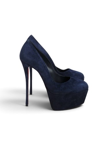 Christian louboutin navy suede - christian,