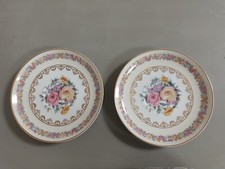 Assiette fleurie porcelaine