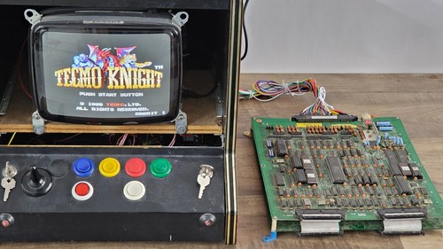 Tecmo knight pcb arcade - arcade, jamma