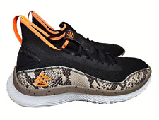 Under Armour Curry 8 Flow Snake Print Basketball Shoes Mens Size 16 Womens 17.5