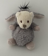5665🌟15cm Doudou Peluche BUKOWSKI Ours Déguisé En Âne Bourriquet Gris Beige