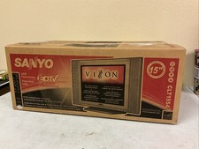 Vintage Sanyo Vizon CLT 1554 15" TV- OPEN BOX