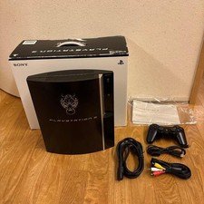 Sony PlayStation 3 Cloud Black Limited Edition Console Final Fantasy VII Model