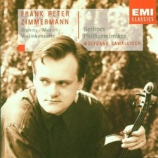 Frank Peter Zimmermann [CD] Mozart, Brahms-Violinkonzerte (EMI, 1995, & Berli...