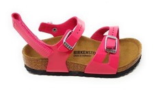 Birkenstock Rio Patent Fuchsia