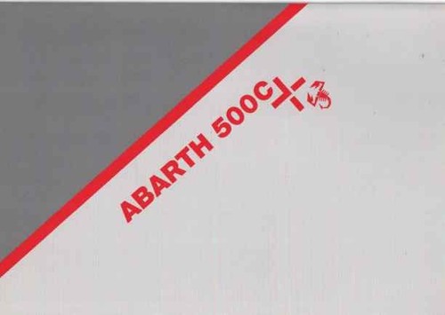 Catalogue brochure abarth 500 - abarth,
