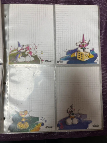 Lot 4 feuilles diddl - lot,