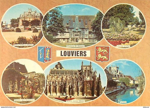 Postcard louviers - -,