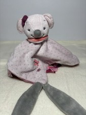 Nattou Pink Koala Lovey With Butterfly And Flower Plush Stuffed Security Baby