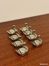 Porte Menus Cygnes En Métal