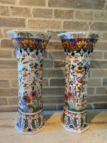 Paires vases faïence - de,